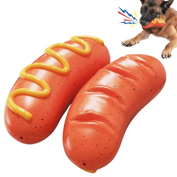 חם צעצועי כלב נקניק ללעוס צעצוע קטן, בינוני, כלבים גדולים אבזרים אינטראקטיביים חודו שיניים נקיות הכשרה ציוד לחיות מחמד